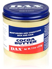 DAX Cocoa Butter is specially formulated with rich moisturizing antioxidants, Cocoa Butter and Vitamin E. Use all over your body and enjoy softer, smoother, and more supple skin and hair. Start conditioning your skin and hair today, for a healthier, more youthful look tomorrow.  http://www.imperialdax.com/store/products/DAX_Cocoa_Butter-39-5.html Health Hair, Supple Skin, Hair Care Products, Hair Today, Hair Health, Cocoa Butter, Coffee Cans, Vitamin E, Care Products