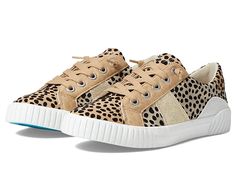 Blowfish Malibu Wave - Women's Shoes : Sand/White Sand Pixie Leopard Roadtrip : Look simple yet classy with every step you take wearing the Blowfish Malibu Wave Footwear. Man-made upper. Textile lining and insole. Closed round toe-front. Lace-up closure. Padded tongue and collar for added comfort. Branding on tongue, footbed and collar. Textile and synthetic outsole. Imported. Weight of footwear is based on a single item, not a pair. Measurements: Weight: 11 oz Product measurements were taken us Trendy Cushioned Sneakers With Closed Toe, Trendy Cushioned Closed-toe Sneakers, Comfortable Brown Sneakers For Spring, Comfortable Trendy Sneakers With Round Toe, Spring Round Toe Easy Fit Sneakers, Comfortable Closed Toe Casual Sneakers, Fall Round Toe Sneakers, Every Step You Take, White Sand