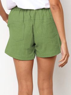 Description casual shorts Material Polyester Fiber.Spandex Style casual pants. loose-fitting. shorts Polyester fiber (polyester) 51%-70% Fit Type Regular Fit Length Short Season Summer Color khaki. gray. green. black. blue Size S. M. L. XL. 2XL Type Straight-leg Shorts Waist type high waist Size & Fit SIZE LENGHT WAIST HIP S 13.4 25.2 42.5 M 13.8 26.8 44.5 L 14.2 28.3 46.5 XL 14.6 29.9 48.4 2XL 15 31.5 50.4 Free Return & Exchange FREE RETURNS on all US orders! The following conditions must be me Summer Casual Shorts, Lace Tights, Casual Summer Shorts, Short Waist, Online Fashion Stores, Gray Green, Color Khaki, Fashion Advice, Lingerie Set