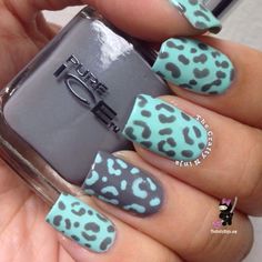 Leopard Nail Art Designs, Leopard Nail Art, Glamorous Nails, Get Nails, I Love Nails, Fancy Nails