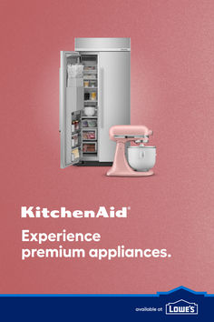 an advertisement for a kitchen aid appliance