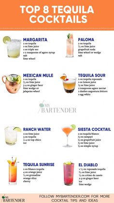 the top 8 tequila cocktails in mexico info for drinks and beverages to drink on vacation