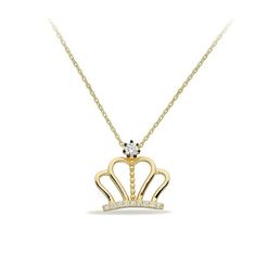 A timeless symbol of sovereignty, royalty and victory, many cultures believe that the crown represents the energy and power contained in the head (considered to be the seat of the life-soul). The stunning necklace is your best choice and the best gift for the ones you want to cherish on Valentine's Day, Christmas, Birthday, Mother's Day and other important occasions. ♥ ♥ DIMENSION ♥ ♥ *Pendant Width: 0.50 inches Product Details: * Made to Order: Crafted specifically to your preferences. * Gold K Crown Gold Necklace, Elegant Cubic Zirconia Necklace For Birthday, Princess Style Cubic Zirconia Wedding Jewelry, Princess Style Jewelry With Crown Design, Elegant Crown Design Necklace For Gift, Elegant Crown Design Necklace For Wedding, Elegant Crown-shaped Wedding Necklaces, Elegant Crown Shaped Wedding Necklaces, Gold Princess Style Jewelry For Gift