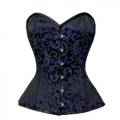 Blue and black brocade corset. For the Thor costume. Thoughts, @Juliet McGraw ? Thor Costume, Brocade Corset, Fine Bedding, Blue Corset, Overbust Corset, Corsets, Blue And Black, Corset Top