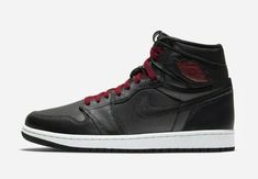 Black Satin Shoes, Satin Shoes, Jordan 1 High Og, Air Jordan Retro, Air Jordan 1 Retro High Og, Air Jordan 1 Retro High, Mens Nike Air, Nike Air Jordan 1