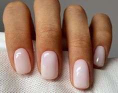 Our plain luxe are a soild gel color of your choice 💅🏾 First Set Biab Nails, French Curve, Milky Nails, Short Fake Nails, Short Square Nails, Nail Type, French Nail, Nail Forms, Neutral Nails