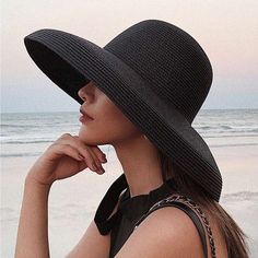 Super Cute And Stylish Ships In 5-10 Business Days Panama Hat Style, Topi Vintage, Straw Beach Hat, Womens Beach Hat, Mode Editorials, Wide Brim Straw Hat, Straw Hat Beach, High Heels Boots, Boho Hat