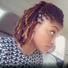 Pin on frisuren 2019 Dreadlocks Updo, Braided Updos, New Natural Hairstyles, Short Locs, Twisted Hair, Short Braids