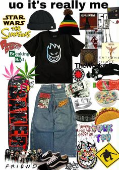 Sk8 Aesthetic, Ftm Outfits, Mood Clothes, 2000s Clothes, High Fashion Street Style, 2000s Fashion, Swag Outfits