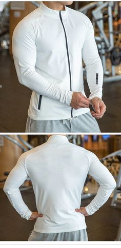 Quick Dry Zipper Men's Running & Fitness Jacket - Men's Fitness Apparel, Men's Hoodies & Jackets | Vivinch Gym Jacket Men, Mens Running Clothes, Men Activewear, Sport Clothes, Gym Jacket, Jacket Store, Assassin Creed, Fitness Outfits, Tactical Clothing