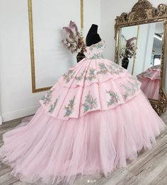 Embroidered Fitted Ball Gown For Quinceanera, Embroidered Ball Gown For Quinceanera, Princess Sleeveless Quinceanera Dress For Sweet 16, Princess Style Sleeveless Quinceanera Dress For Sweet 16, Pink Sleeveless Quinceanera Dress For Debutante Ball, Sleeveless Tulle Quinceanera Dress For Sweet 16, Quinceanera Embroidered Ball Gown, Pink Sleeveless Embroidered Gown, Sleeveless Princess Quinceanera Dress