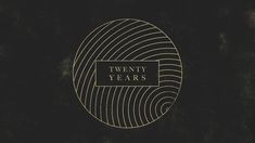 a black and gold cover with the words twenty years on it's back side