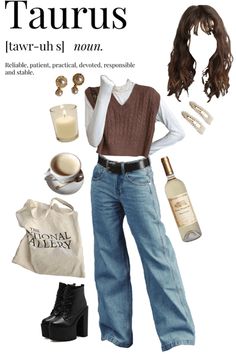 Outfits For Taurus, Taurus Venus Aesthetic Clothes, Taurus Outfits Ideas, Venus In Taurus Style, Feminine Energy Outfit, Taurus Style, Taurus Aesthetic Outfit, Taurus Venus Outfits, Taurus Fashion