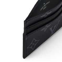 LOUIS VUITTON® - Double Card Holder - Black Men Card Holder, Designer Card Holder, Lv Card Holder, Men Card Holder Luxury, Louis Vuitton Card Holder, Designer Luxury Men's Card Holder, Designer Luxury Black Card Holder, Mens Aesthetic, Louis Vuitton Wallet Black