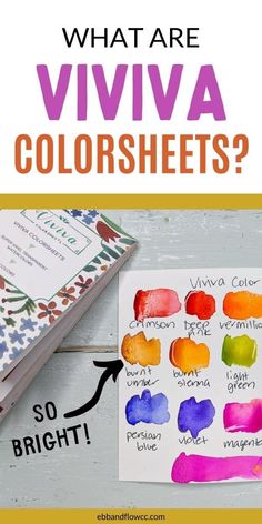 what are viviva colorsheets?