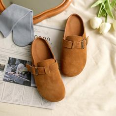 Comfortable, One of Kind. Flats online shop,|36|Summer|40|39|38|37|35|Camel|Gray|Beige|1cm|Slip-On|Female|Pigskin|Round Toe|Flat|Epoxy Sole|Cowhide/Calf Casual Beige Slip-ons For Fall, Brown Round Toe Slip-ons For Summer, Beige Flat Bottom Slip-ons, Trendy Brown Slip-on Mules, Brown Suede Slip-ons For Spring, Comfortable Brown Everyday Slip-ons, Brown Summer Mules For Everyday Wear, Casual Everyday Mules With Flat Heel, Trendy Beige Round Toe Slippers