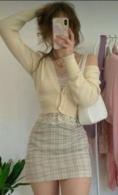 Girly Outfits, Fashion Kids, Mode Inspiration, Outfit Casual, Preppy Outfits, Looks Vintage