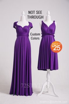 Purple Bridesmaid Dress, Infinity Dress, Convertible Multiway Dress Infinity Dress Tutorial, Multiway Bridesmaid Dress, Plum Bridesmaid, Batman Wedding, Infinity Dress Bridesmaid, Plum Bridesmaid Dresses