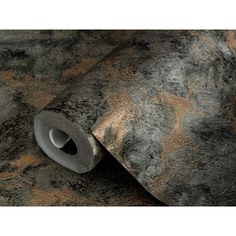 a roll of black and brown marble paper