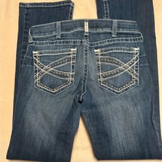 Nwot Ariat Boot Cut Jean Size 29 X 31” Ariat Jeans Outfit, Bootcut Jeans Country, Ripped Bootcut Jeans Country, Ariat Bootcut Jeans, Ariat Jeans, Cute Western Outfits, Ariat Boots, Bday Gifts, Western Wear Outfits