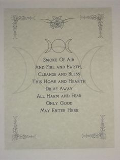 House Blessings, House Blessing, Under Your Spell, Magick Spells, Wicca Witchcraft, Witch Spell, Pagan Witchcraft