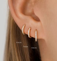 Tiny Hoop Earrings, Small Huggie Hoop Earrings, Cz Hoop Earrings, Dainty Gold Huggie Hoops, Sterling Silver Huggies , Minimalist Huggie Hoop - Etsy Huggies Earrings Set, Tiny Huggie Hoop Earrings, 8mm Hoop Earrings, Little Hoop Earrings Gold, Small Huggie Hoop Earrings, Gold Huggies Earrings, Thirds Earrings, Fourth Piercing, Tiny Hoop Earrings Gold