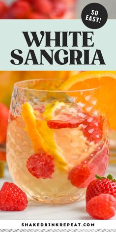 White sangria is a crisp blend of refreshing and light, while fruity and not too sweet. It is easy to make and the perfect addition to your next party or gathering. Friendsgiving 2023, Summer Sangria Recipes, White Wine Sangria Recipe, Easy Margarita Recipe, Bbq Party Food, Sangria Ingredients, Apple Sangria, Adult Beverages Recipes, White Wine Sangria