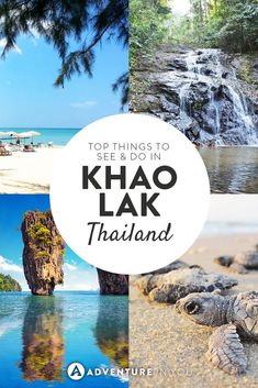 the top things to see and do in khao lak thailand with text overlay