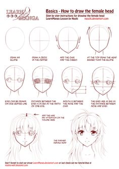 Drawing Hacks, Draw Chibi, Female Base, Manga Tutorial, 얼굴 드로잉, Anime Head