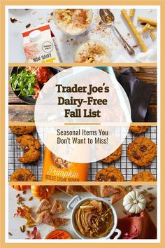 trader joe's dairy - free fall list