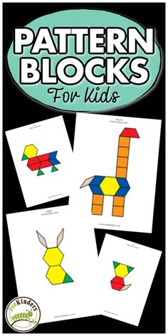 the pattern blocks for kids to make