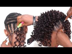 Jamaican Bounce Crochet Hairstyles Updo, Crochet Curly Hair With Bangs, Crocheting Hairstyles, Curly Crochet Hair Styles Short Bob, Protective Crochet Hairstyles, Popcorn Hairstyle, Short Crochet Hairstyles For Black Women, Crochet Hair Styles For Black Women, Braids With Brazilian Wool