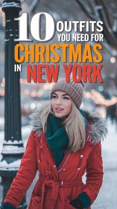 Nyc At Christmas Time Outfit, Outfits To See Christmas Lights, Outfits For Christmas In New York, Winter New York City Outfits, Christmas In Ny Outfits, Chicago In December Outfits, New York Holiday Outfits, Parade Outfit Ideas Winter, Rockefeller Center Christmas Outfit