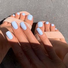 Blue Toe Nails, Blue Gel Nails, Pedicure Colors, Nagel Tips, Smink Inspiration, Blue Nail, Toe Nail Designs