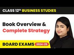 the book overview and complete strategy for class 12 business studies