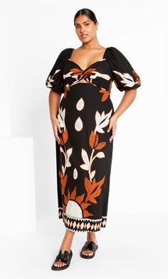 Nala Print Maxi Dress - black African Attire Dresses, Dresses Work, Ginger Dress, Resort Dresses, Plus Size Maxi, Draped Dress, Black Maxi, African Attire, Casual Summer Dresses