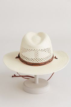 Stetson Airway Breezer Panama Straw Hat | Overland Stetson Straw Hats, Mens Dress Hats, Stylish Hats, Dress Hats, Hat Band, Summer Hats, Wide Brimmed, Straw Hat, Leather Band