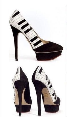 High Heel Art, Gorgeous Shoes, Shoe Art, Music Fashion, Charlotte Olympia, Dream Shoes, Op Art