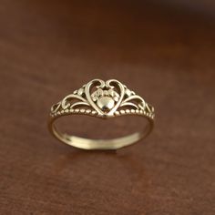 Christmas Sale, Heart Ring, Brass Ring, Love Ring, Filigree Heart Ring, Unique Ring, Gold Heart Ring, Gift For Her, Cute Ring For Women Material:- Brass Size:- Any ♥Brass, unlike gold, is a metal that can oxidize over time. To avoid and delay this oxidation, I recommend that you do not sleep with your jewels, and not expose them to water. The ring can be customized on request and the gemstone can be made to any gemstone you want. Same Design Ring Are Upload With Any Gemstone. Please Visit Our Sh 14k Gold Engraved Ring With Gemstone, Heirloom Gold Midi Promise Rings, Gold Gemstone Heart Ring For Promise, Gold Gemstone Stackable Rings For Promise, Gold Stackable Promise Rings With Gemstones, Gold Plated Birthstone Promise Ring, Gold Gemstone Midi Ring For Promise, Gold Plated Heart Ring For Wedding, Gold Gemstone Midi Rings For Anniversary