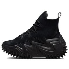 Converse Run Star Motion CX Platform Workwear High 'Triple Black' A03924C (SNKR/Unisex/Non-Slip/High Top/Wear-resistant) Converse Run Star Motion, Converse Platform, Converse Run, Converse Run Star, Fashion Performance, Triple Black, Chunky Sneakers, Stylish Sneakers, Perfect Pair