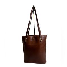 Vintage King Ranch Leather Bag Bucket Purse Brown Pre Owned Minor Elegant Bucket Bag With Leather Backing For Everyday Use, Classic Everyday Bags With Snap Closure, Leather Bucket Bag With Snap Closure For Shopping, Classic Bucket Bag With Snap Closure For Everyday, Vintage Bags With Snap Closure For Everyday, Leather Shoulder Bag With Snap Closure For Errands, Rectangular Leather Bag With Snap Closure, Leather Bucket Bag With Snap Closure For Everyday, Rectangular Cognac Bag With Snap Closure