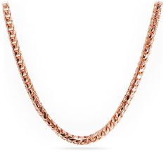 Precious Metal: 14 Karat Rose Gold Type of Clasp: Lobster Lock *All weights and measurements are approximate. **Pendant sold separately. Please contact us if you have further questions about alternate sizes or styles, availability, specifications, and personalization options. For help on determining an appropriate size for your chain, please visit our necklace sizing guide here. Rose Gold Chain Mens, Unique Mens Rings, Chain For Men, Gold Chains For Men, Stylish Necklace, Rose Gold Chain, Silver Dragon, Popular Jewelry, Sell Gold