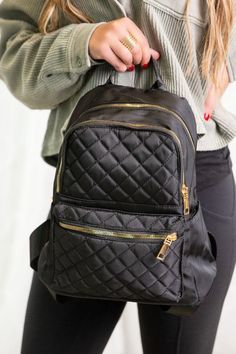 Stay stylish and carefree with our Abby Black Quilted Backpack Bag Tote Purse! Its unique quilted design adds a touch of flair while its versatile functionality as a backpack keeps you on the go. Don't sacrifice cuteness for convenience- enjoy each day with this must-have accessory! Quilted Design Lined Inside 28cm x 14cm x 32cm (top handle 9cm) Women's Fall Fashion, Women's Backpack, Quilted Backpack, Backpack Bag, Fashion Spring, Black Quilt, Summer Winter, Tote Purse, Autumn Fashion Women