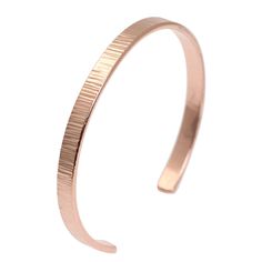 PRICES MAY VARY. 6 ½ Inches in Circumference (length around wrist) – 5 ½ inches of copper with 1 inch opening. Cuff adjusts to fit your wrist. Copper Thickness: 2mm, Width: 5mm or ¼ inch. 100% UNCOATED SOLID COPPER - Allow to Patina for an Organic Antiqued Look. To restore shine, clean with ketchup. Apply with a soft toothbrush or cloth, gently scrub, then rinse thoroughly with warm water, and dry/buff with a soft cloth. A mild Copper or Brass cleaner can also be used (test first). Care Card wit 7 Year Anniversary Gift, 7 Year Anniversary, Copper Anniversary Gifts, Copper Anniversary, 7th Anniversary Gifts, Cuff Bracelets Handmade, Copper Cuff Bracelet, 7th Anniversary, Copper Cuff