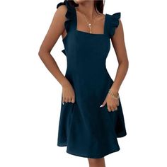 *S (Us 4/6):Length:24.80”---Bust:34.64”---Waist Size:25.98" M (Us 8/10) :Length:25.19“---Bust:36.22”---Waist Size:27.55" L (Us 12/14) :Length:25.78“---Bust:38.58”---Waist Size:29.92” Xl (Us 16) :Length:26.37“---Bust:38.58”---Waist Size:32.28” *Halter Bow Dress/Halter Backless Bow Dress/Halter Bow Neck Dress/Bow Tie Halter Dress/Cute Dressbackless Dresses For Women Unique Style, Create Stunning Curves, Suit For Casual Wear Or Dress Up. A Good Amount Of Stretch, Breathable, Skin-Touch, Makes You Feeling Well. * This Bow Dress For Women Perfect For Daily Life,Vacation,Beach,Party,Work,Cocktail Or Other Activities.Breathable Fabric, Fashionable Floral Pattern And Short Pollera, Beach Holiday Dresses, Holiday Beach, Square Neck Dress, Suspender Skirt, Cotton Clothing, Elegant Skirt, Weave Style, Suspender Dress