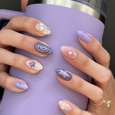 Hello Nails, Hippie Nails, Pretty Gel Nails, Soft Nails, Kawaii Nails, Minimalist Nails, Funky Nails, Pretty Acrylic Nails