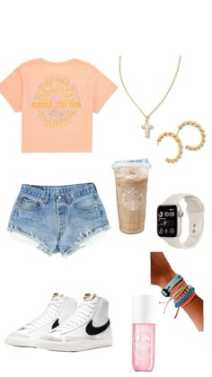 #backtoschooloutfits #outfits #inspo #preppy #beach Cute Highschool Outfits, Styles For Kids, Preppy Beach, Outfit Inspo Summer