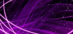 an abstract purple background with lines and dots