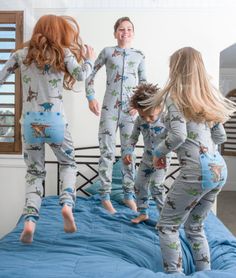 9 Things Grandparents will want to have for sleepovers Dinosaur Onesie, Pajamas For Boys, Pvc Hose, Union Suit, Girl Dinosaur, Suit Design, One Piece Pajamas, Girl Onesies