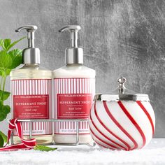 Hand Washing Technique, Peppermint Candles, Peppermint Eucalyptus, Essential Oils Collection, Holiday Greenery, Holiday Mood, Botanical Oils, Holiday Candles, Natural Moisturizer